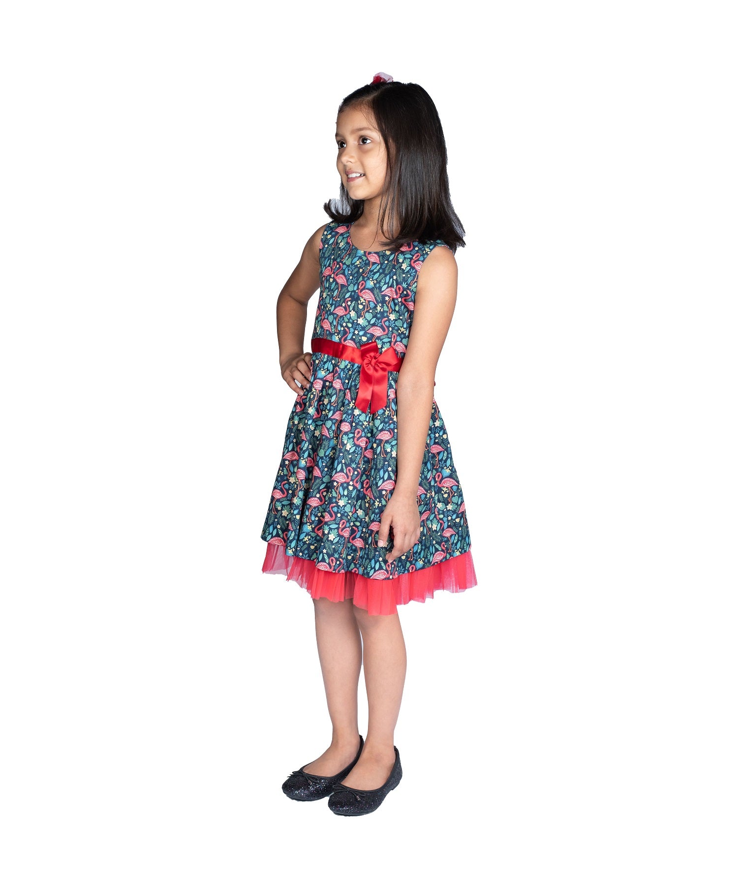 Cold shoulder fit clearance and flare dress