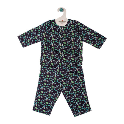 Planet Print Night Suit