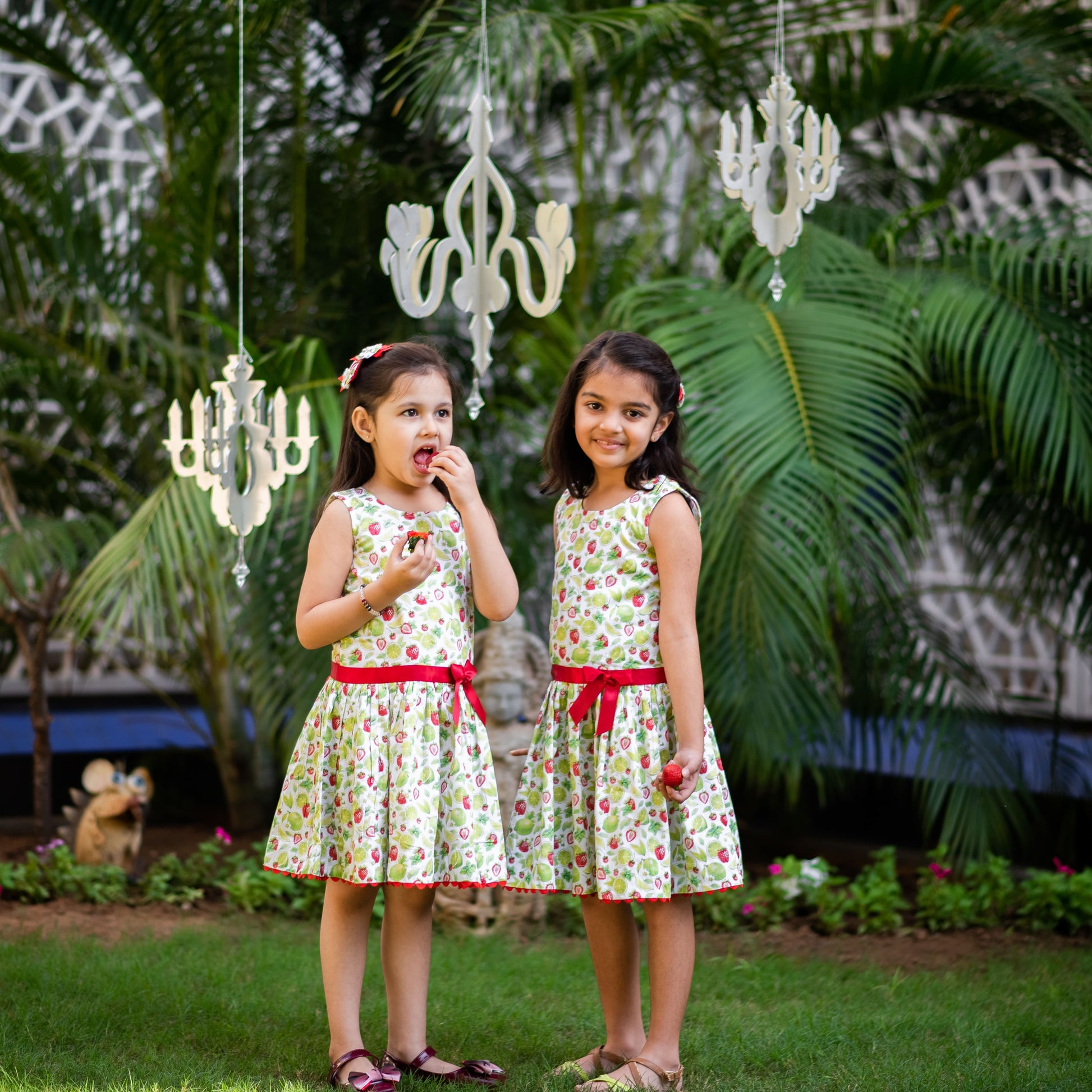 Strawberry Print Dress